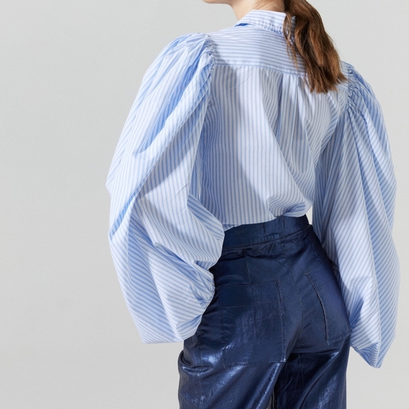 Samba Cotton Poplin Shirt - Stripes - Picture 8 of 8